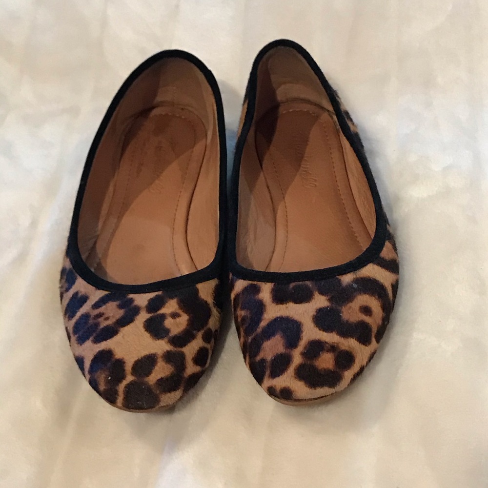 Madewell Leopard Ballet Flats Size 6.5